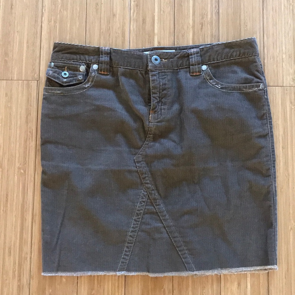 Roxy distressed corduroy skirt, size 9